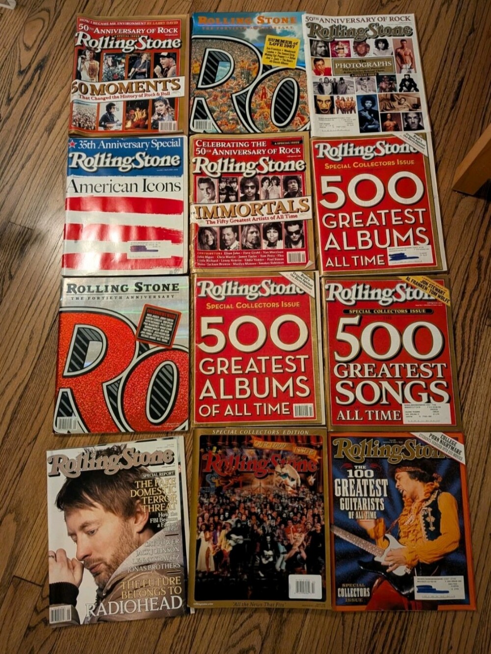 LOT 12 Rolling Stone Magazines- Best Of & Collector's Issues!